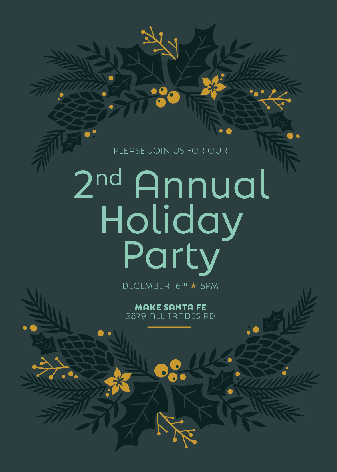 2nd Annual MAKE Holiday Party! December 16 @ 5:00 pm – 8:00 pm